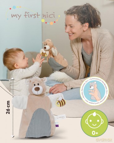 NICI pacynka pocieszyciel miś  26x25cm