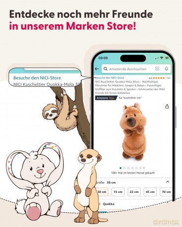 NICI pacynka pocieszyciel miś  26x25cm