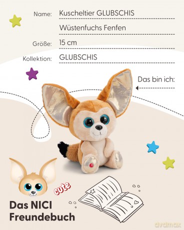 NICI Przytulanka fenek Fenfen 15cm