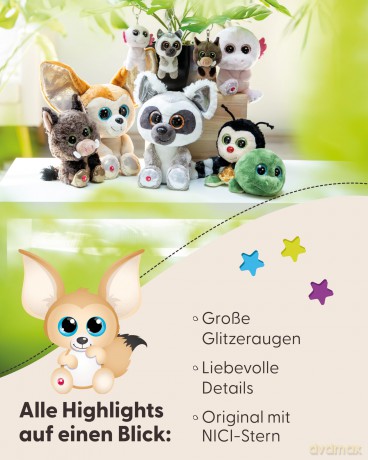 NICI Przytulanka Fenek Fenfen 25cm