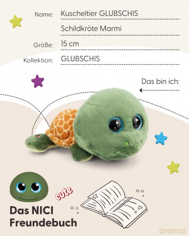 NICI Przytulanka żółw Marmi 15cm