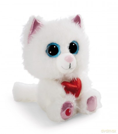 NICI Przytulanka kot Pawdi Meow 15cm z serduszkiem