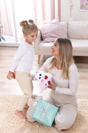 NICI Przytulanka kot Pawdi Meow 15cm z serduszkiem