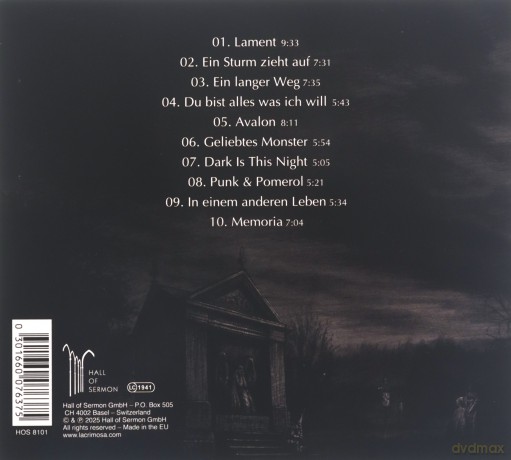 Lacrimosa: Lament (digipack) [CD]