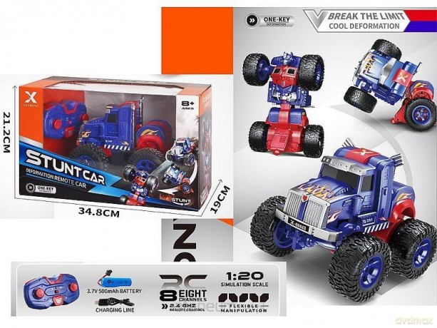 Auto R/C transformujące 1:20 z ładowarką