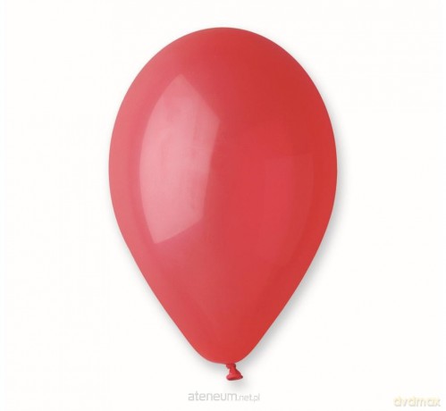 Balony pastelowe ciemne czerwone 25,5cm 500szt