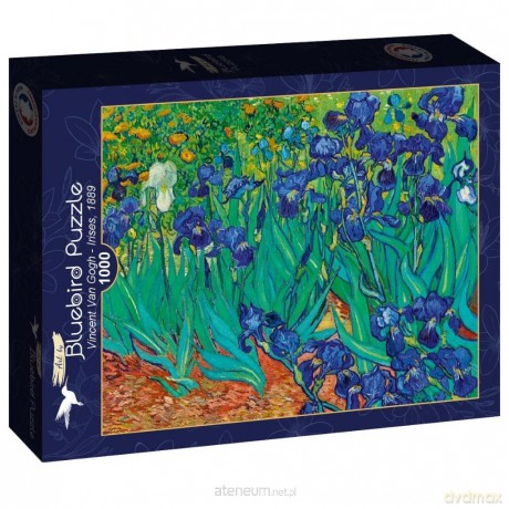 BLUEBIRD 1000 el. Irysy, Vincent van Gogh [PUZZLE]