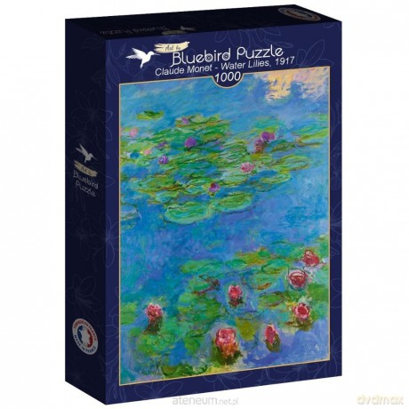 BLUEBIRD 1000 el. Lilie wodne, Claude Monet [PUZZLE]