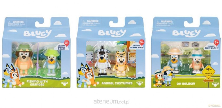 Bluey. Zestaw z 2 figurkami mix [FIGURKA]