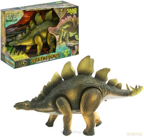 Dinozaur stegozaur na baterie [FIGURKA]