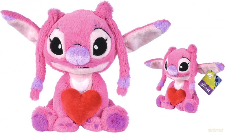 Disney maskotka pluszowa Angel z sercem 25cm