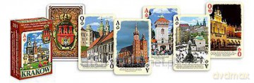 Karty pamiątkowe - Kraków (brązowe) [KARTY]