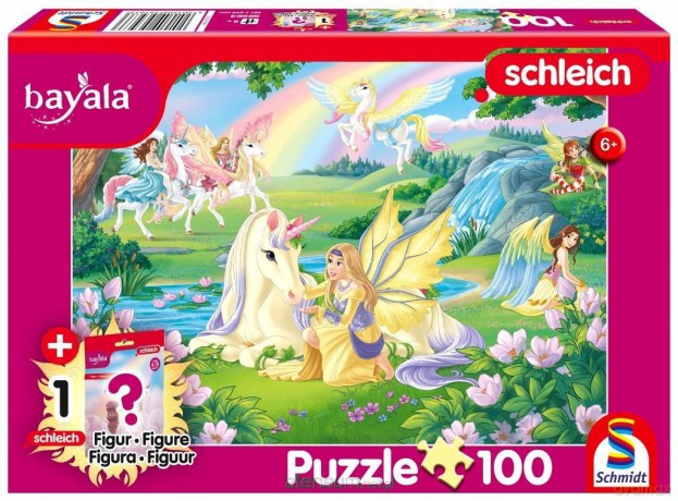 G3 100 el. Magiczne jednorożce + figurkab [PUZZLE]