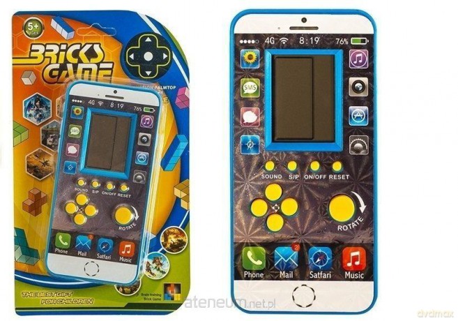 Gra elektroniczna Tetris komórka niebieska [GRA]