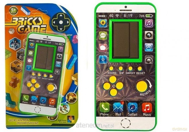 Gra elektroniczna Tetris komórka zielona [GRA]