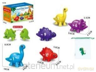 Gra Montessori: Dinozaury Cyferki [FIGURKA]