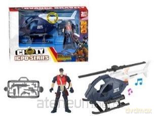 Helikopter + policjant
