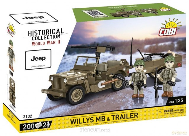 Historical Collection Willys MB&trailer [KLOCKI]