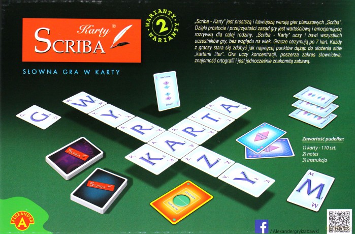 Karty Scriba. Słowna gra w karty [GRA]