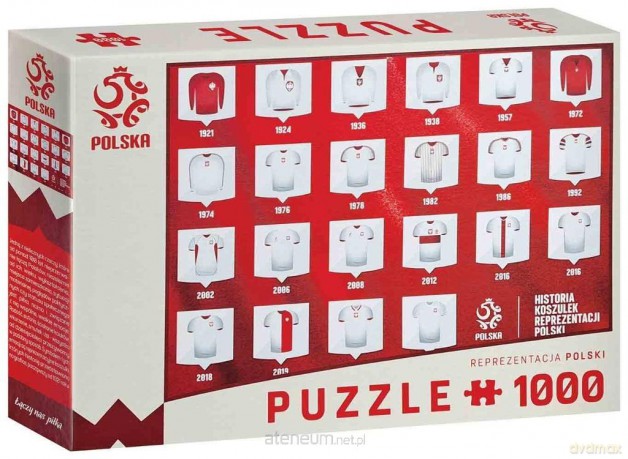 INTERDRUK 1000 el. PZPN Koszulki [PUZZLE]