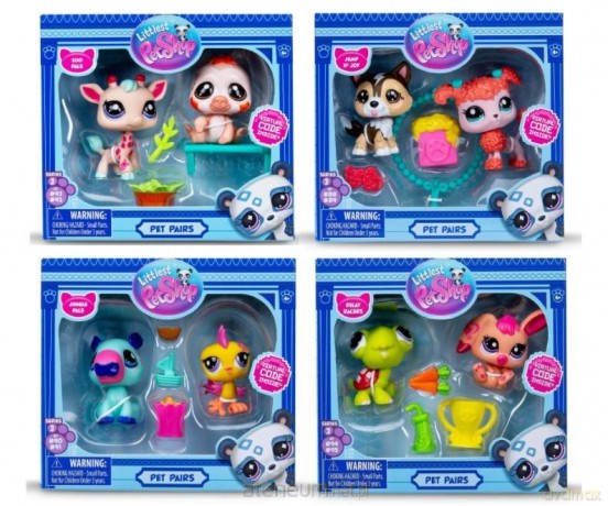 Littlest Pet Shop Zestaw 2 figurek seria 2 mix [FIGURKA]