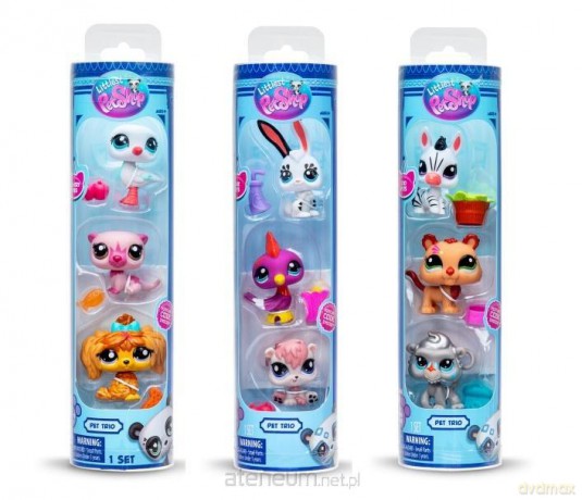Littlest Pet Shop Zestaw 3 figurek seria 2 mix [FIGURKA]