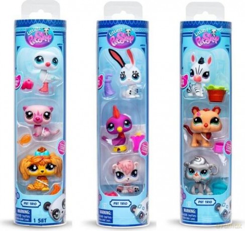 Littlest Pet Shop Zestaw 3 figurek seria 2 mix [FIGURKA]