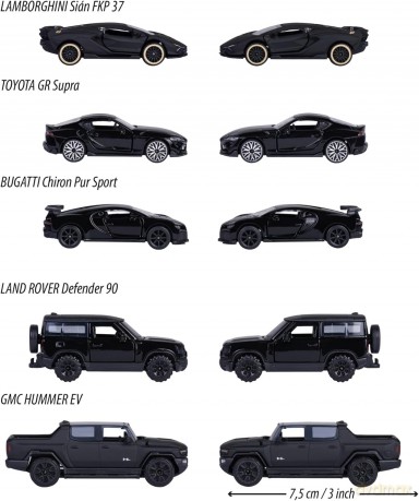 Majorette Black Ediotion 2.0 5pak