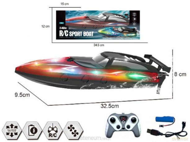 Motorówka R/C 2,4G mix