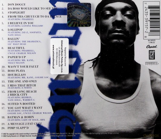 Snoop Dogg: Paid Tha Cost To Be Da Boss [CD]