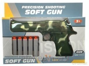 Pistolet + 5 pocisków