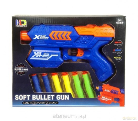 Pistolet z piankowymi pociskami