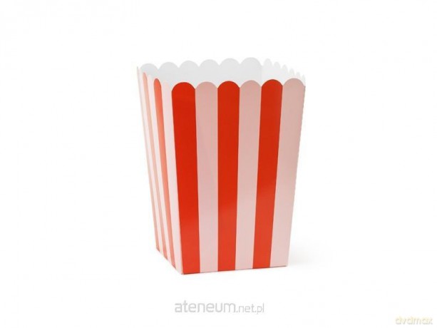 Pudełka na popcorn 11x11x15.5cm 6szt