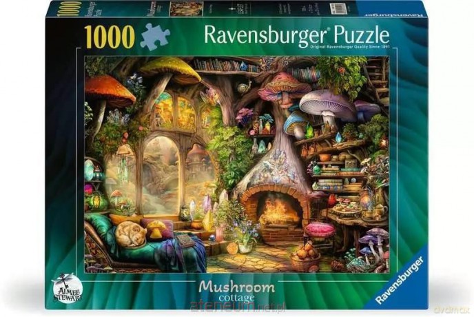 RAVENSBURGER 1000 el. Chatka grzybów [PUZZLE]