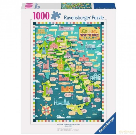 RAVENSBURGER 1000 el. Mapa włoskich win [PUZZLE]