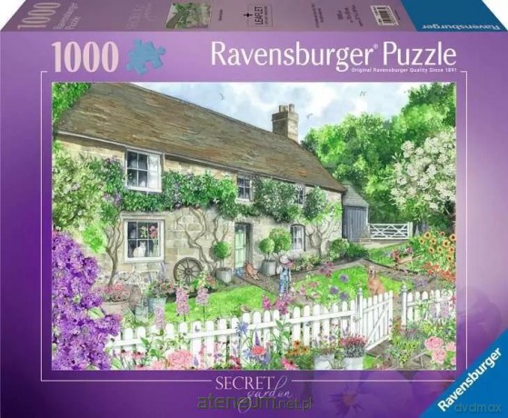 RAVENSBURGER 1000 el. Tajemniczy ogród [PUZZLE]