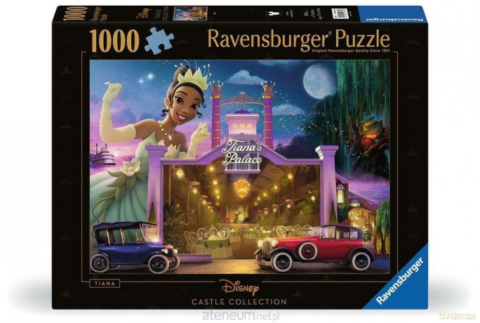 RAVENSBURGER 1000 el. Zamki Disneya Tiana [PUZZLE]