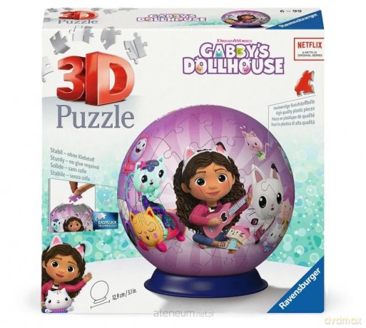 RAVENSBURGER 3D Kula: Koci Domek Gabi [PUZZLE]