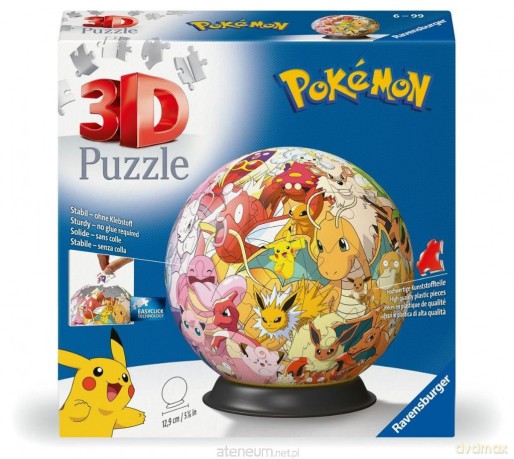 RAVENSBURGER 3D Kula: Pokemon [PUZZLE]