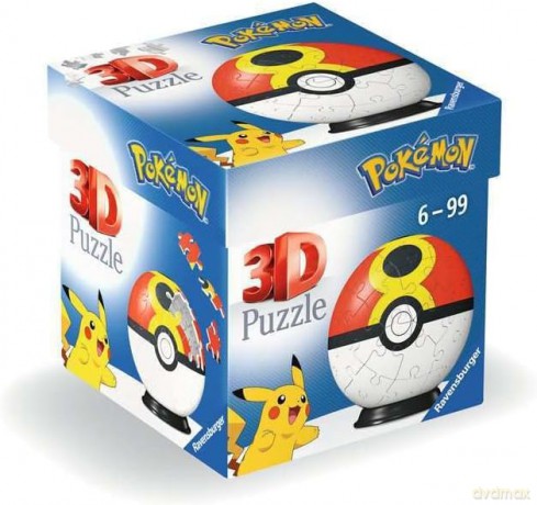 RAVENSBURGER 3D Kula: Pokemon Dusk Ball [PUZZLE]
