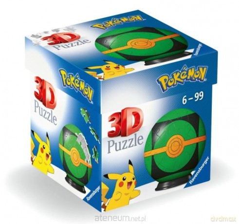 RAVENSBURGER 3D Kula: Pokemon Repeat Ball [PUZZLE]