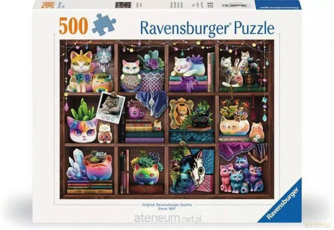 RAVENSBURGER 500 el. Koci Raj [PUZZLE]