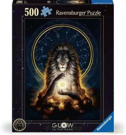 RAVENSBURGER 500 el. świecące - Lew [PUZZLE]