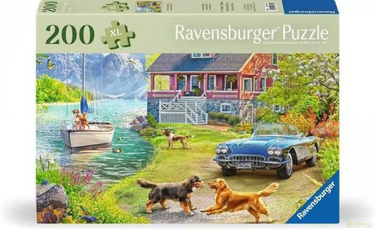 RAVENSBURGER XL 200 el. Letni domek [PUZZLE]
