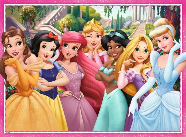 RAVENSBURGER XXL 100 el. Disney Princess [PUZZLE]