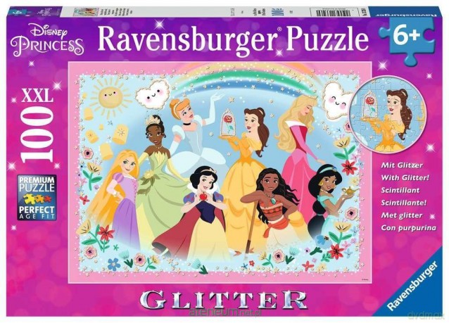 RAVENSBURGER XXL 100 el. Księżniczki Disneya [PUZZLE]