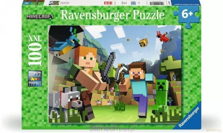 RAVENSBURGER XXL 100 el. Minecraft [PUZZLE]