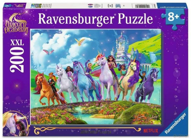 RAVENSBURGER XXL 200 el. Unicorn Academy [PUZZLE]