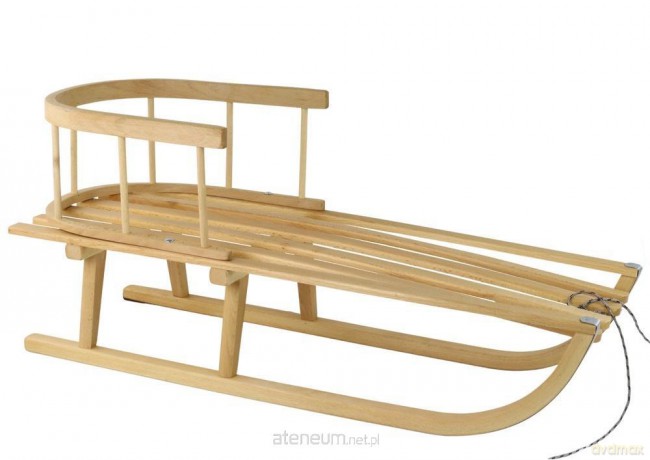 Sanki drewniane z oparciem [SPORT]
