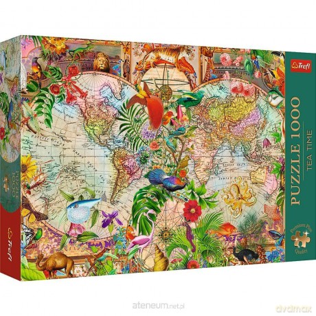 TREFL 1000 el. Antyczna mapa świata [PUZZLE]
